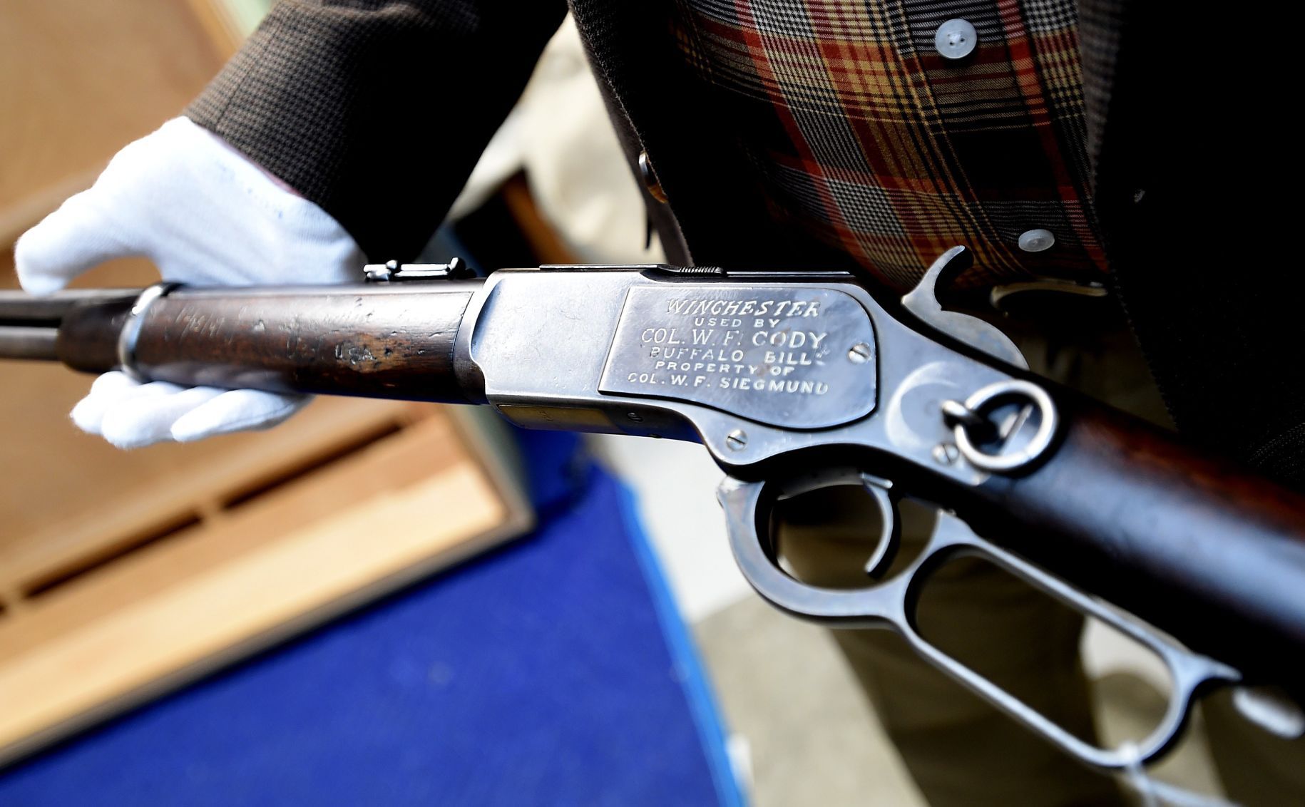 Museum signed rifle